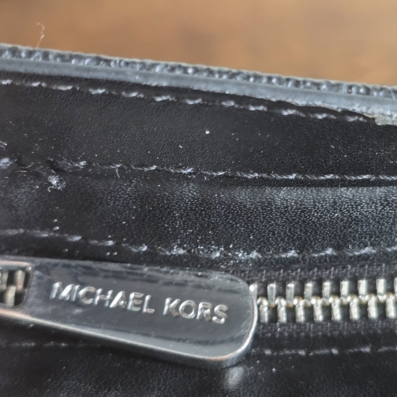 MICHAEL KORS Signature  Jet Set Travel Messenger Crossbody Folio Bag Rare - Picture 12 of 15